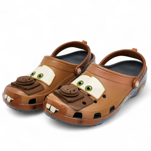 Crocs Mater Classic Clog Mens 10 / Womens 12 Disney Pixar Cars 209371 NEW w/ Tag - Picture 1 of 10